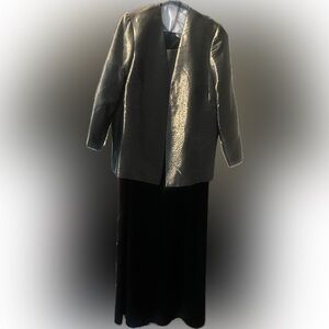 🎄 JR Nites Vintage/Quality 2-Piece Formal Dress and Jacket 🎄